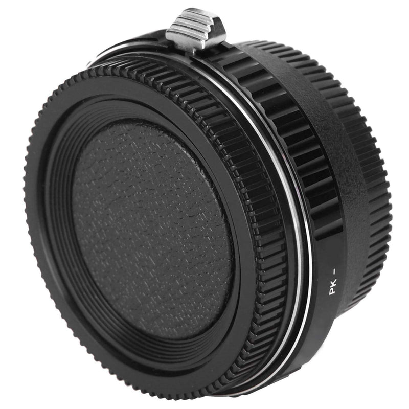 DAUERHAFT PK‑NIK Lens Adapter Ring,for Pentax PK Mount Lenses to for Nikon F Mount Camera(with 2 Lens Cover),EXIF Signal Transmission Manual Focusing Camera Lens Adapter