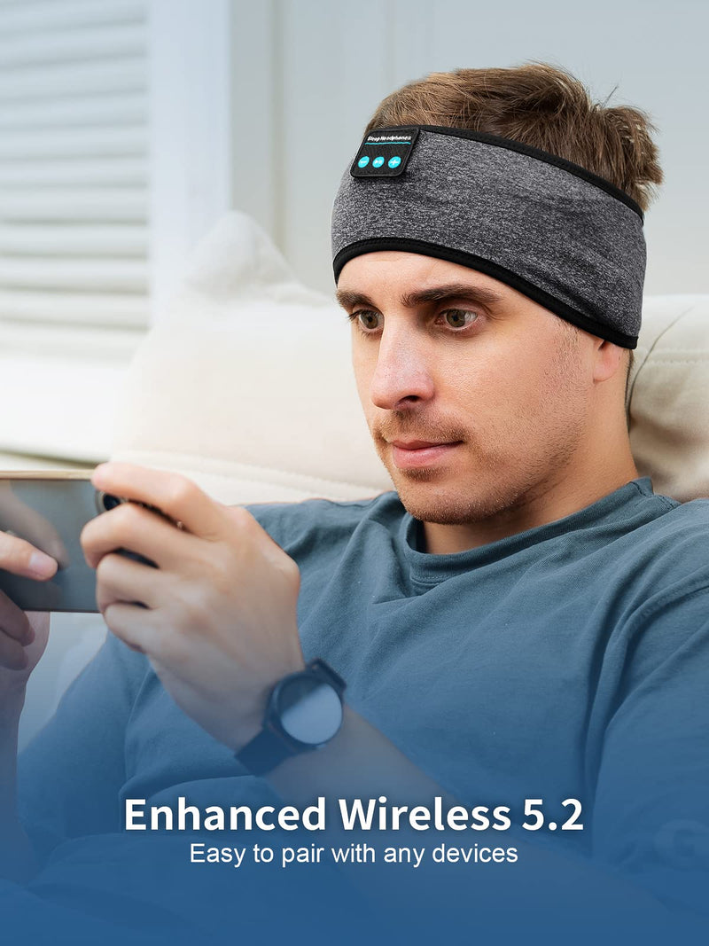 [AUSTRALIA] - Sleep Headphones Headband Headphones, 10+ Hours Play Time with Stereo HD Hi Fi Speakers, Sports Headband Built in Speakers Perfect for Workout,Running,Yoga,Travel,Insomnia 