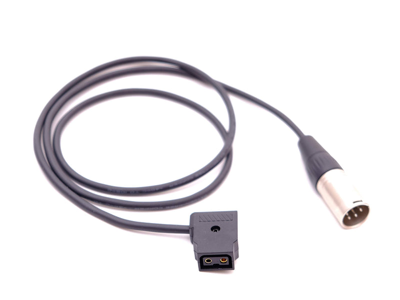 4pin XLR Male to D-Tap Female Power Cable for Anton Gold Mount V-Mount Battery