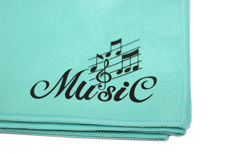 Blue Microfiber Piano Key Cover - Keyboard Dust Cover