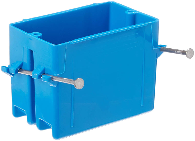 Lamson B118AR-UPC Carlon Single Gang Box With Nail
