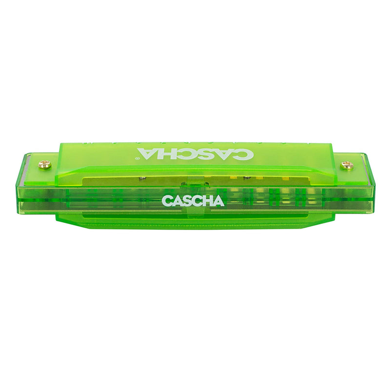 Cascha Fun Blues Harmonica in C Major Green · Diatonic Harmonica