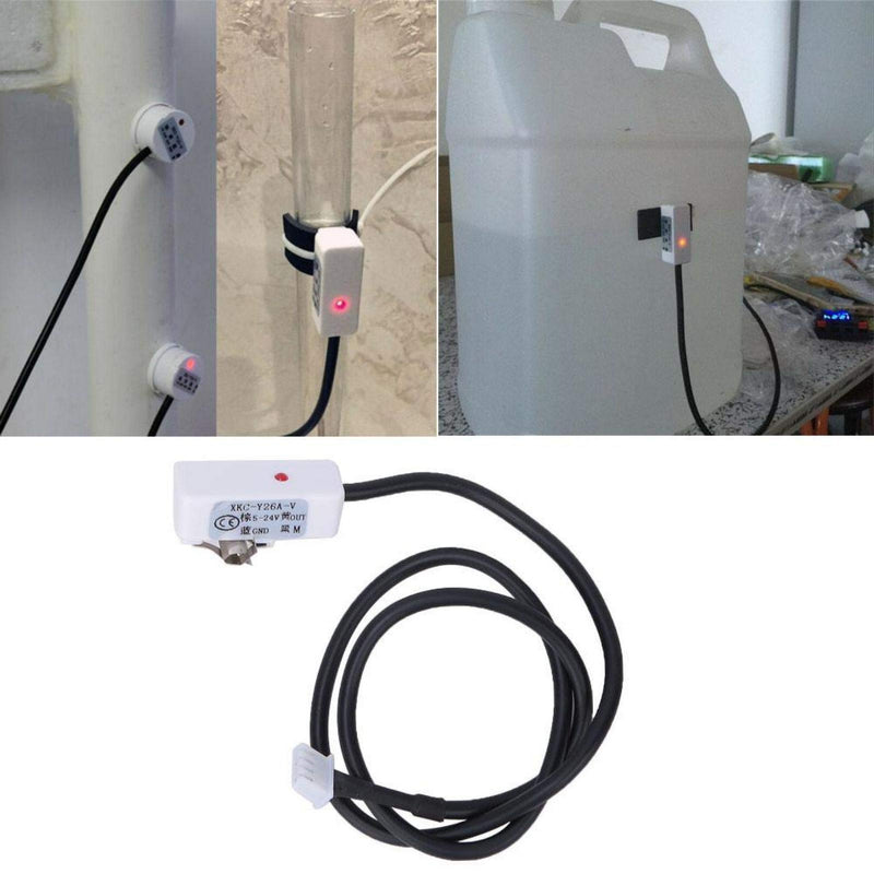 Non-Contact Liquid Level Sensor, 5~24V Capacitive Liquid Level Detector,High Sensitivity, Detection is Accurate and Stable,Suitable for Plastic Tubes,Rubber Tubes,Nylon Tubes,Glass Pipe