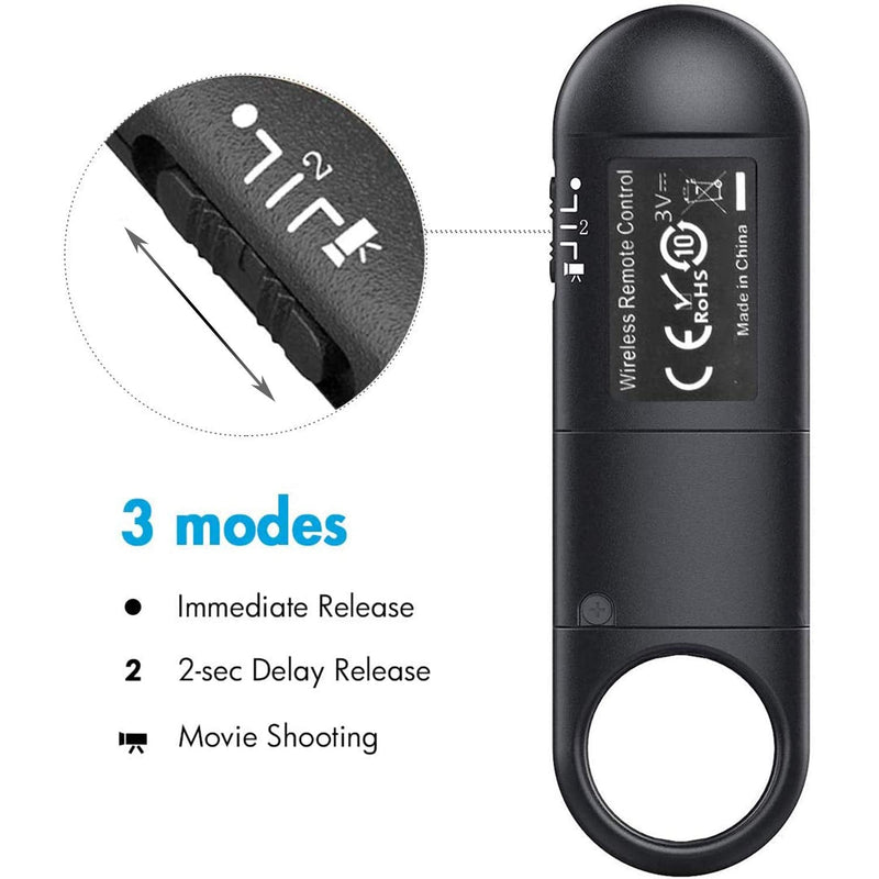 [AUSTRALIA] - PHOLSY BR-E1 Bluetooth Camera Wireless Remote Control Compatible with Canon R3, R, R5 C, R6, RP, 90D, 200D, 200D-II, 250D, 6D-II, 77D, 800D, 850D, M6-II, M50, M50-II, M200, G5X-II, G7X-III, SX70HS 