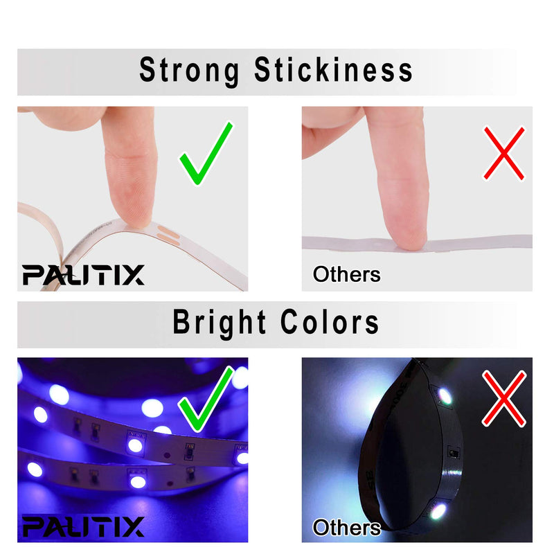[AUSTRALIA] - LED Strip Lights Color Changing,PAUTIX UL Listed 16.4ft RGB Dimmable 150LEDs Flexible LED Tape Lights with 44-Key Remote and 12V Power Supply for Bedroom, Kitchen, TV, Ceiling, Easy Installation Rgb-multi 