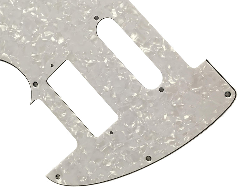 For Fender Telecaster Brent Mason Style Guitar Pickguard, (4 Ply White Pearl) 4 Ply White Pearl
