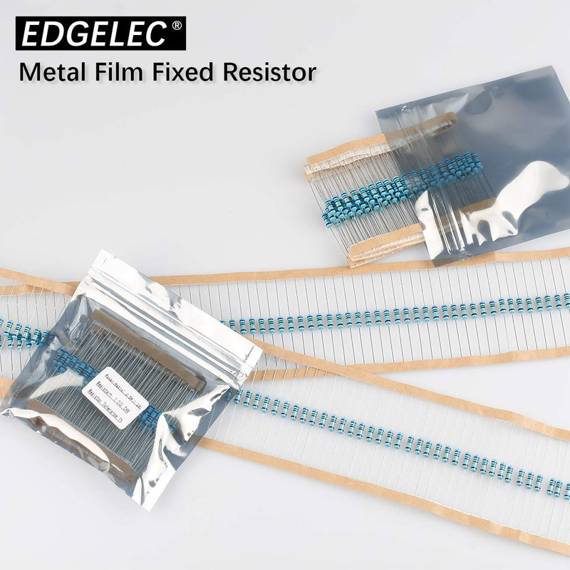 EDGELEC 100pcs 160 ohm Resistor 1/4w (0.25 Watt) ±1% Tolerance Metal Film Fixed Resistor, Multiple Values of Resistance Optional [E6P003] 160 ohm