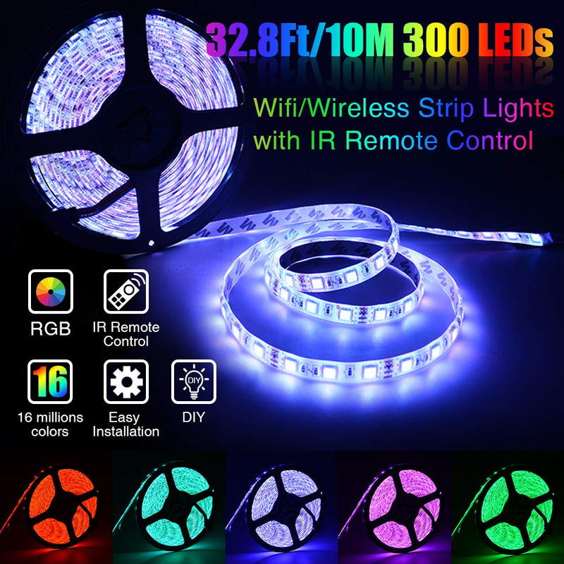 [AUSTRALIA] - Litake Smart WiFi LED Strip Lights 32.8 ft, App Phone Controlled LED Light Strips Compatible with Alexa Google Home,Music Sound Activated LED Lights for Christmas Bedroom Party Decor 