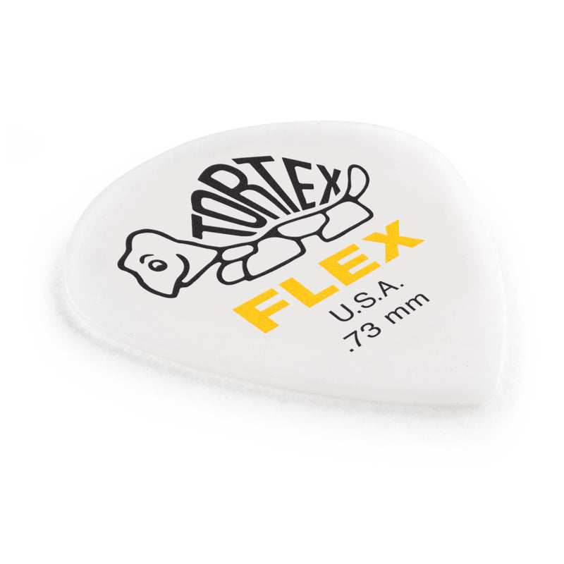 Jim Dunlop Tortex Flex Jazz III XL .73mm 12 Pack Guitar Picks (466P.73)