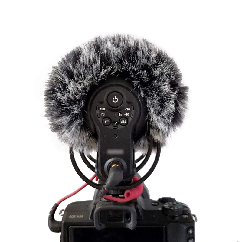 SUNMON Mic Furry Windscreen, VMP+ Deadcat Windshield Compatible with Rode VideoMic Pro+ Plus Camera Microphone Fur