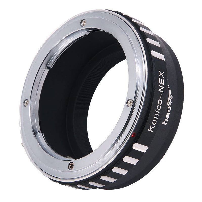 Haoge Manual Lens Mount Adapter for Konica AR Mount Lens to Sony E Mount NEX Camera as a3000 a3500 a5000 a5100 a6000 a6400 a6500 A7 A7R A7S A7II A7RII A7SII A7III A7RIII A9 VG10 VG30 VG900 FS700 FS7