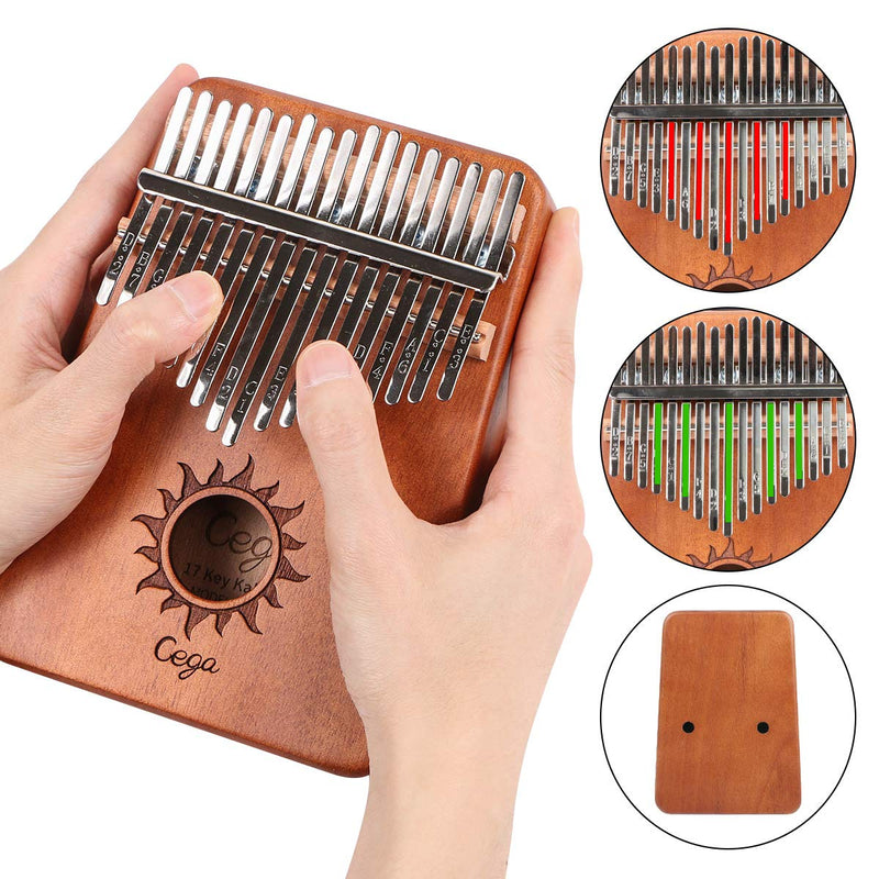 Kalimba 17 Keys Thumb Piano Portable Piano Musical Instruments Finger Piano Gifts for Kids and Adults Beginners