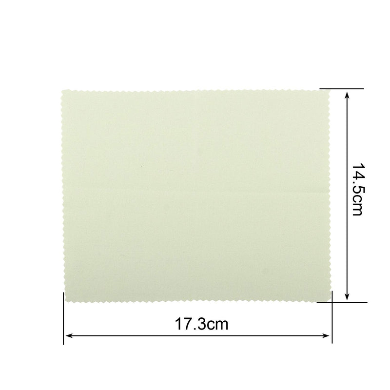 Futheda 5PCS Microfiber Cleaning Polishing Polish Cloth for Musical Instrument Guitar Strings Violin Piano Clarinet Trumpet Sax Flute Universal (Color Random)
