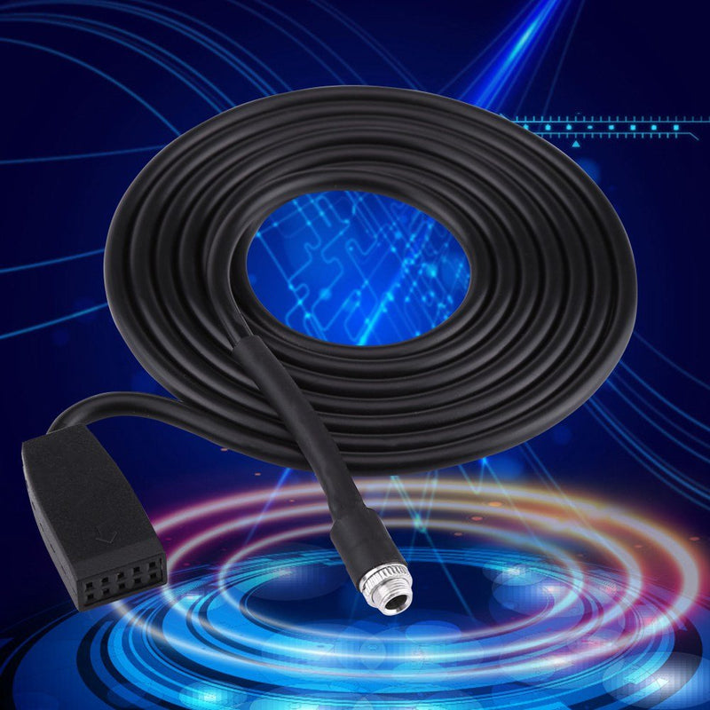 03 325i B-m-w Aux Cable , 3.5mm ABS Plastic Female Jack Aux Audio Cord Good Sound Quality Plug and Play