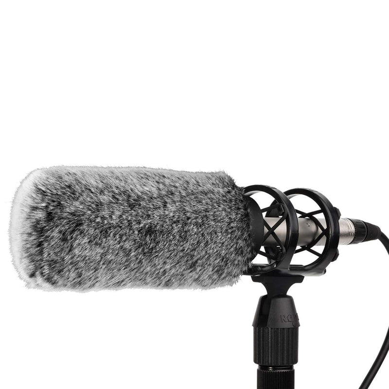 NTG3 Microphone Windmuff - Windscreen/WindShield for Rode NTG3, NTG2, Sennheiser MKH416 Shotgun Mic and Other Mics in Diameter of 18-24mm by YOUSHARES (Black White)