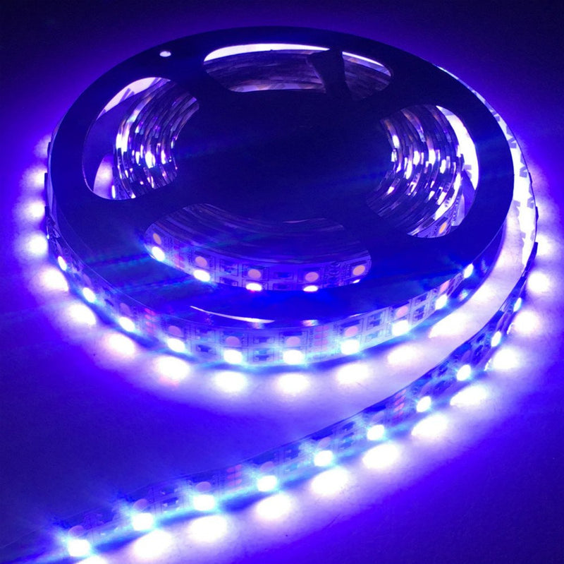 [AUSTRALIA] - Alarmpore (TM) 16.4FT Double Row 5050 RGBW RGB White LED Strip 5M 600Leds SMD Flexible Light 120Leds/M 12V DC Non-waterproof 