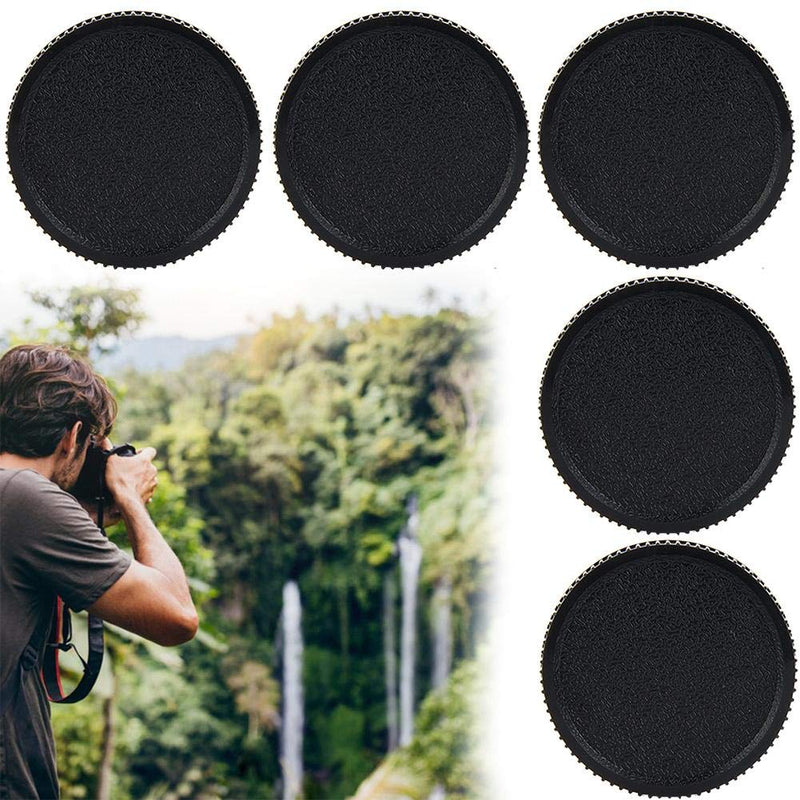 5Pcs Lens Cap,Portable Camera Rear Lens Cover for Leica L39 M39 and 39mm Screw Mount Camera Lenses