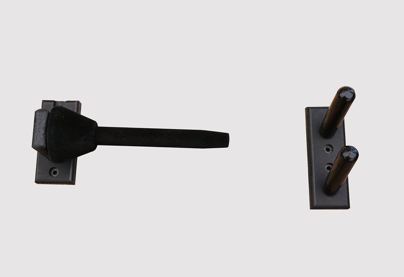Standard Horizontal Clarinet Display Mount (Made in the USA) (Black) Black
