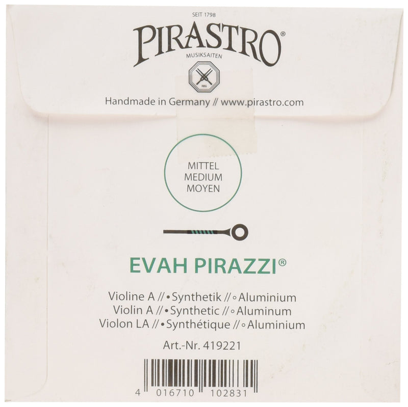 Pirastro 4192 Evah Violin A String, Synthetic/Aluminum Envelope, 4/4 Size