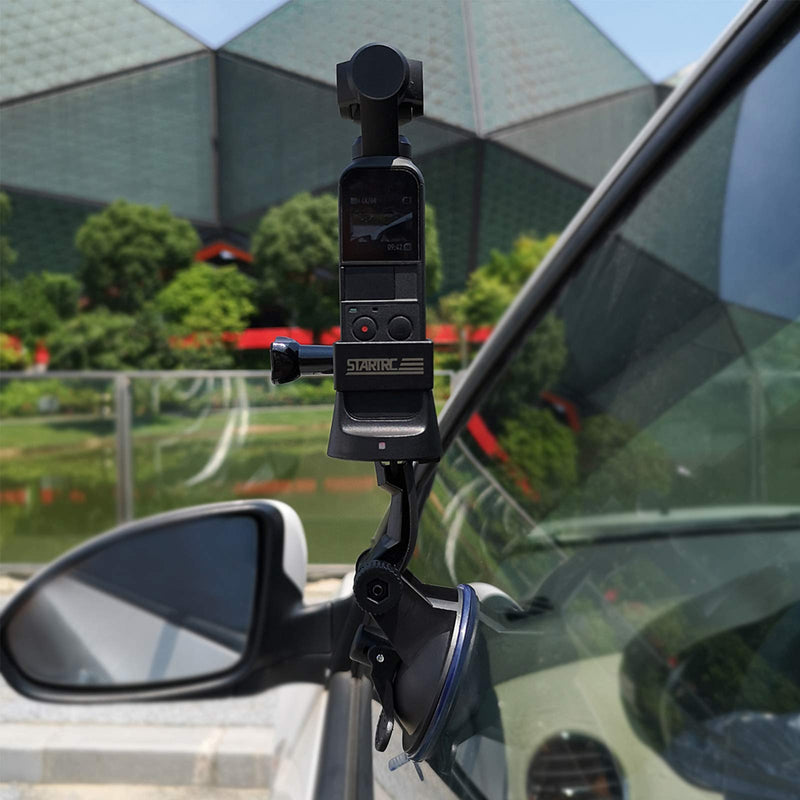 STARTRC Pocket 2 Suction Cup Mount,Full 360 Rotation Car Mount for DJI Pocket 2/Osmo Pocket/Osmo Action 2 Camera Accessories