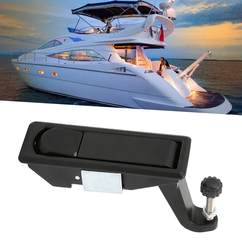Compression Latch Lock Zinc Alloy Material,RV Cabinet Latch with Independently Installed Trigger Suitable for The Installation of RV Toolboxes, Boat Cabinets, Trailer Luggage Boxes(Black) Black