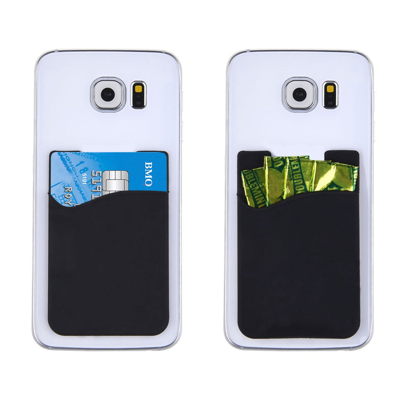 Credit Card/ID Card Holder - Can be attached to almost any Phone - Always carry your Essential Cards with your Phone - Silicone Material will keep its shape, cards will not fall out - 3M sticker 3x Black 3 Pieces