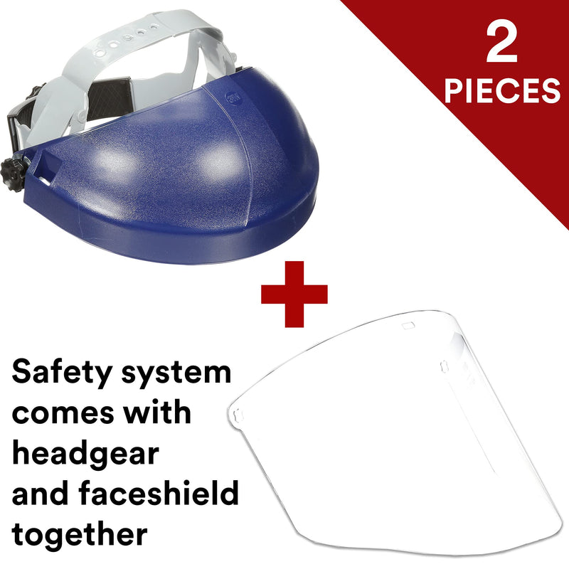 3M Ratchet Headgear H8A with Clear Polycarbonate Faceshield WP96 82783