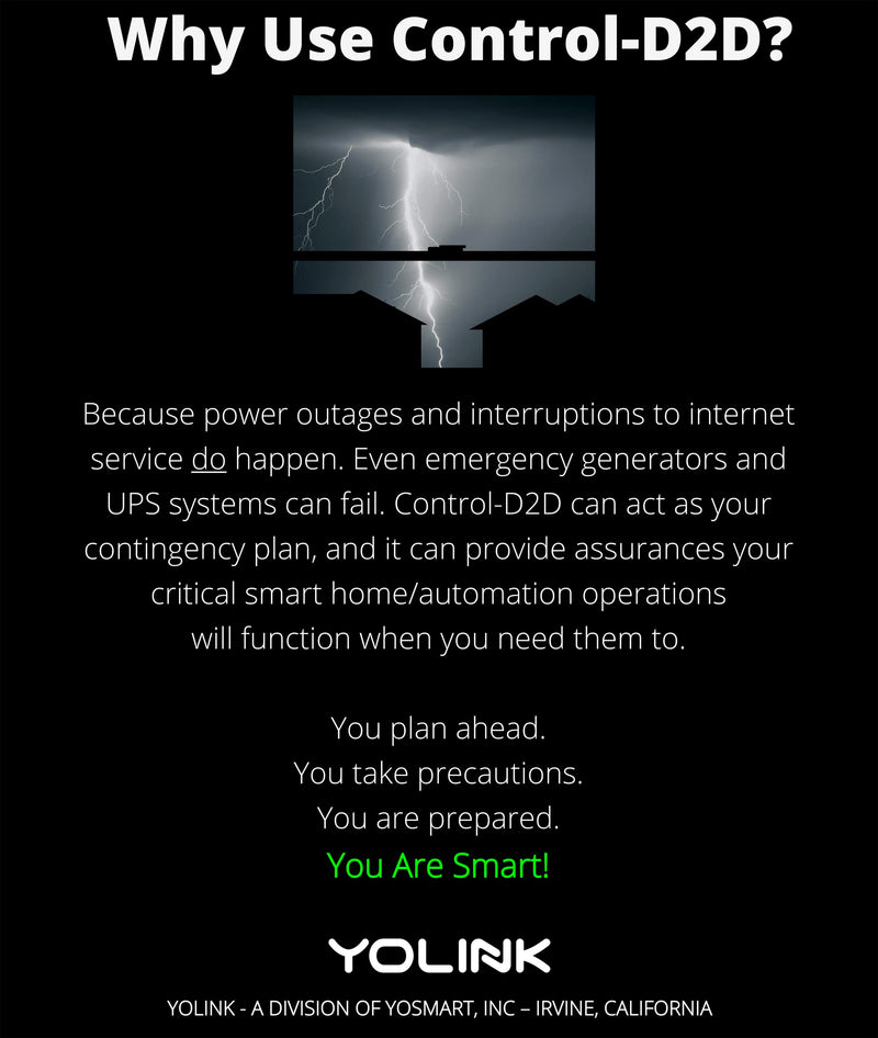 YoLink LoRa 1/4 Wireless Range Smart Motion Sensors, Indoor Motion Detector, Alexa, IFTTT, Home Assistant, Movement Detector App Alerts Remote Monitor, 2 Pack, YoLink Hub Included