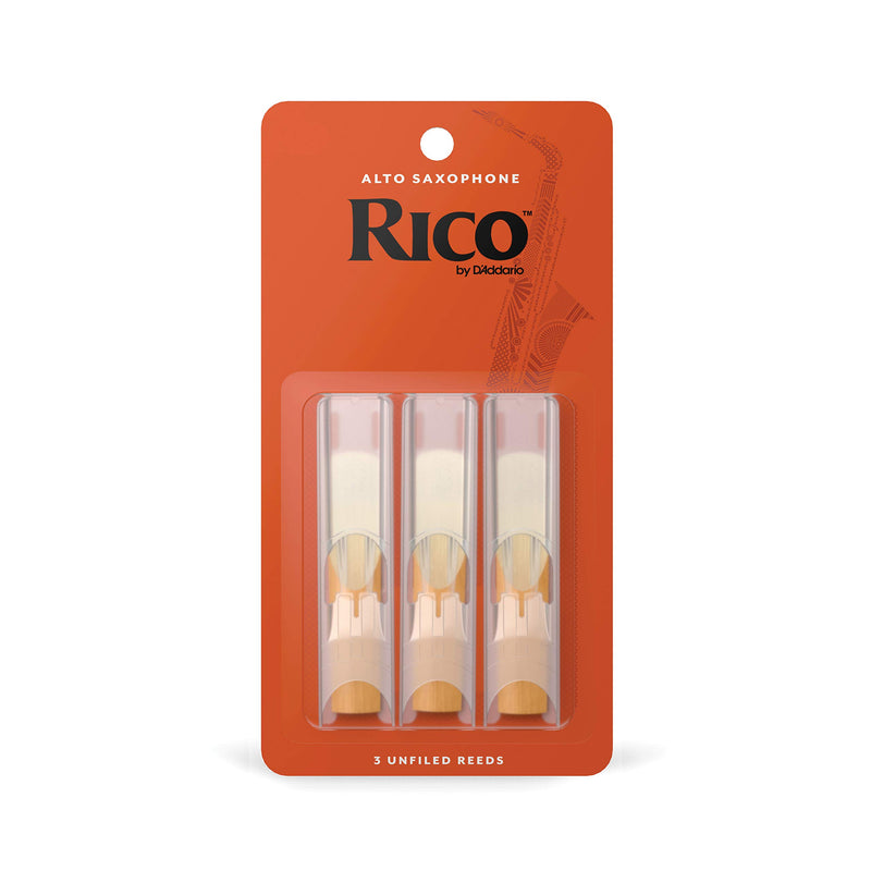 Rico RJA0315 Reeds for Alto Sax with 1.5 Strength, pack of 3, Black + Rico RCRKGR01 Cork Grease