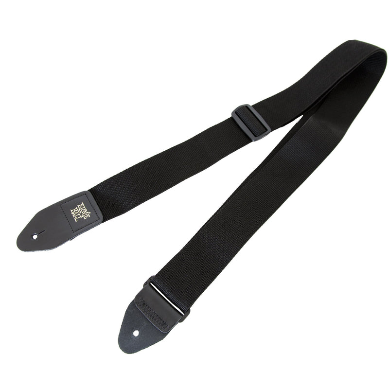 Ernie Ball P04037 Black Polypro Guitar Strap Standard