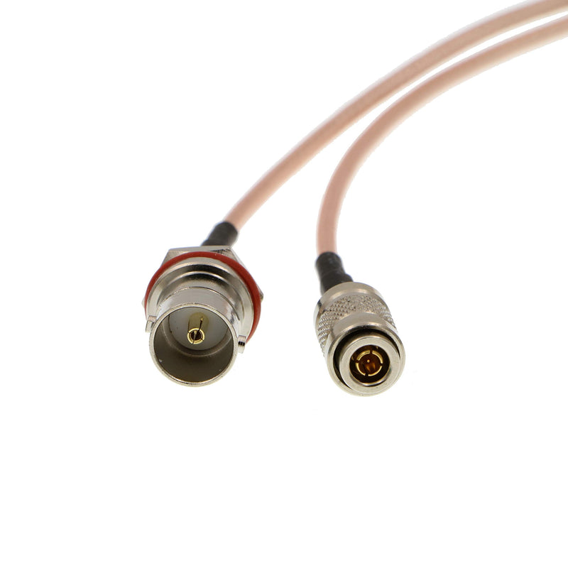 Alvin's Cables DIN 1.0/2.3 to BNC Female Cable for Blackmagic HyperDeck Shuttle HD SDI 75ohm RG179 50CM