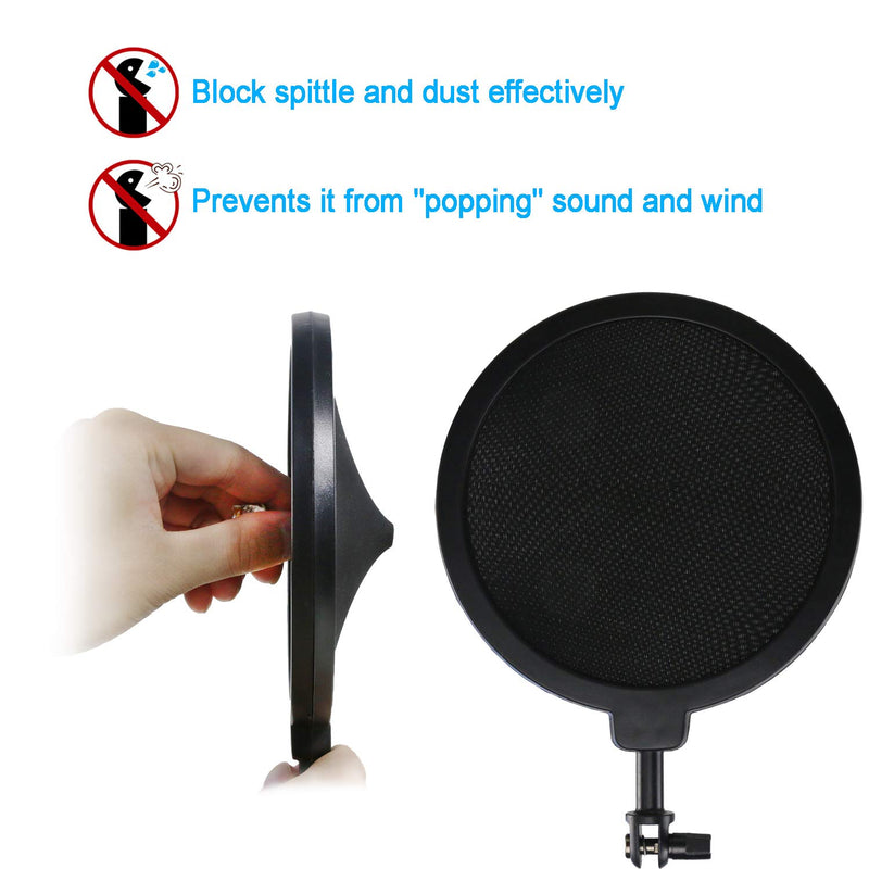 [AUSTRALIA] - Bluebird Shock Mount with Pop Filter, Windscreen and Shockmount to Reduce Vibration Noise Matching Mic Boom Arm for Bluebird SL Microphone by YOUSHARES 