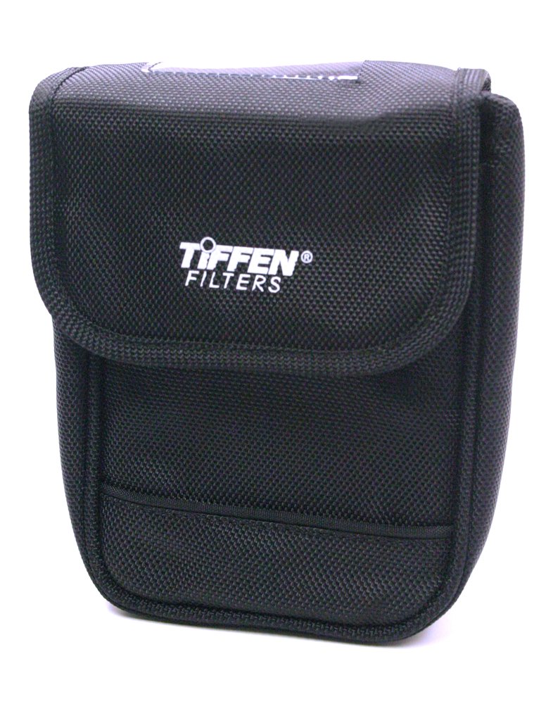 Tiffen 4565BLTPCH6 4X5.65 6 Pocket Filter Pouch with Belt Loop Black