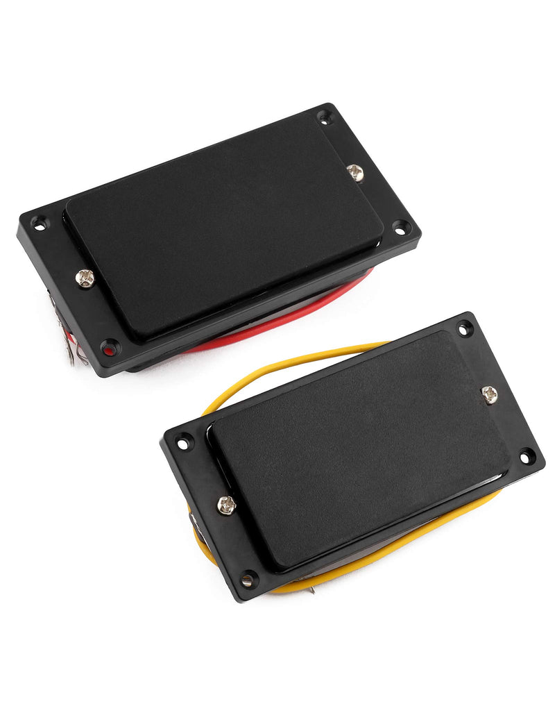Holmer Sealed Humbucker Pickup Double Coil Active Pickups for Les Paul LP Style Electric Guitar Black.