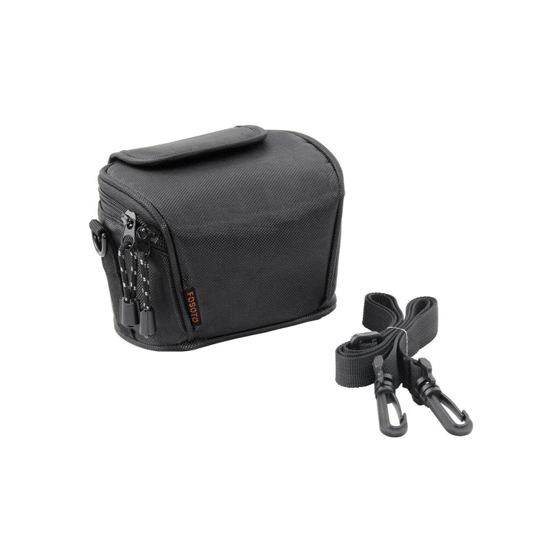 FOSOTO Camera Case Bag Compatible for Nikon Coolpix L330 L340 L320 L310 L820 L810 L620,Canon Powershot SX420 SX510 HS G1, Nikon J5 J3 S1 V2 V3,Panasonic Lumix LZ20 LZ30 ,Sony Video Camera - (Black)