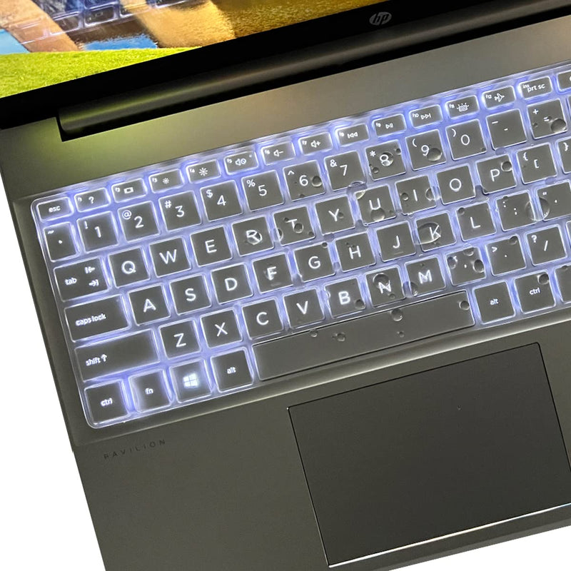 Keyboard Cover Skin for HP Laptop 15-eg/er 17-cn/cp 15-eg 15-er0056cl 15-er0051nr 15-er1053cl 15-er1077nr 15-er0096nr 15-er1047nr 15-eg2373cl 17t-cn200 17-cn2165cl 17-cn3097nr 17z-cp300 17-cp1747nr Clear