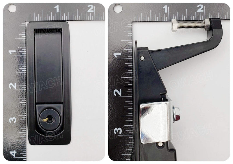 OWACH 2 Pack Compression Latches (AL-919-2L) Flush Lever Adjustable Grip Range 0.91"-1.81", Replace C2-33-25 (with Locking, Grip Range 0.91"-1.81") With locking, Grip Range 0.91"-1.81"