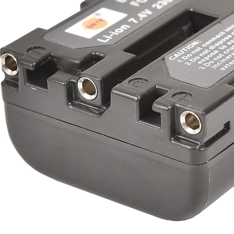 DSTE Replacement for NP-FM50 Li-ion Battery Compatible Sony CCD-FRV DCR-PC DCR-TRV DCR-DVD DSR-PDX GV HVL Series Camera Camcorder as NP-FM30 NP-FM51 NP-QM50 NP-QM51 NP-FM55H