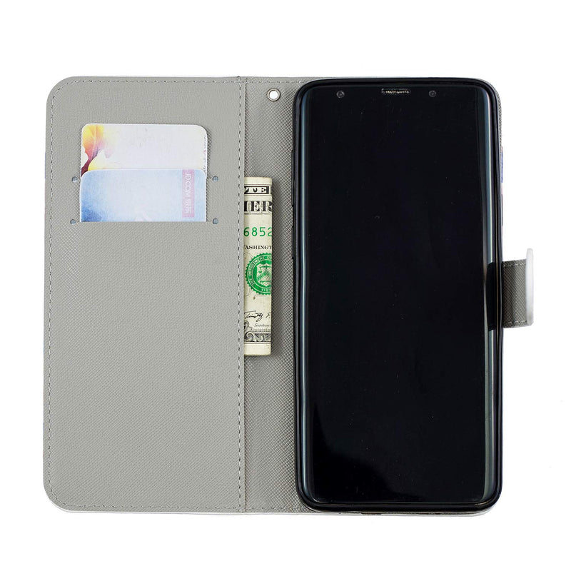 Galaxy S9 Plus Case,Galaxy S9 Plus Cover,3D PU Leather Wallet Case with Kickstand Card Holder Rubber Flip Cover Magnetic Closure Bookstyle Back Cover for Samsung Galaxy S9 Plus,Rabbit Rabbit