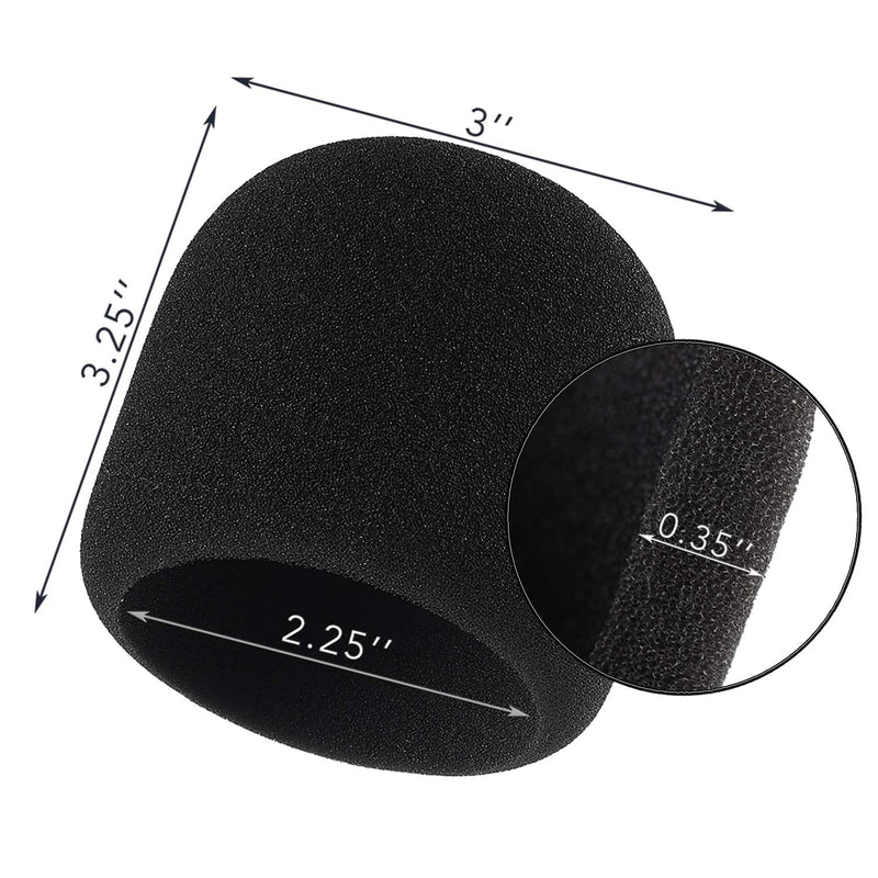 [AUSTRALIA] - Sound Addicted - Foam Cover Windscreen for Blue Yeti mic's | Perfect fit for Yeti PRO Condenser Microphones (Updated - NO Vacuum Sealed) 1Pack 