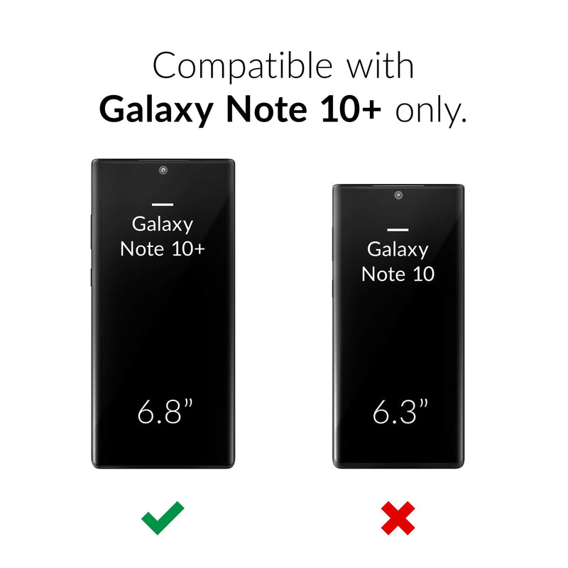 Crave Note 10+ Case, Crave Dual Guard Protection Series Case for Samsung Galaxy Note 10 Plus - Black