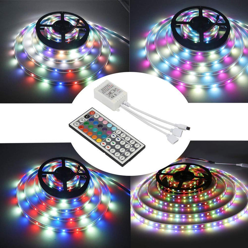 [AUSTRALIA] - RGBZONE 2-Port 44 Keys Wireless IR Remote Controller with Receiver for RGB 3528 5050 LED Light Strip - Dual Outputs 