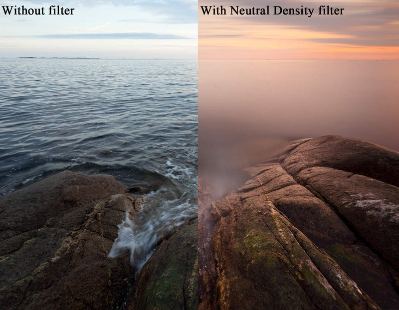 LENSKINS 72mm ND 1000 Filter, 10 Stop Neutral Density Filter for Camera Lenses, 16-Layer Multi-Resistant Coated, German Optics Glass, Weather-Seal ND Filter with Lens Cloth