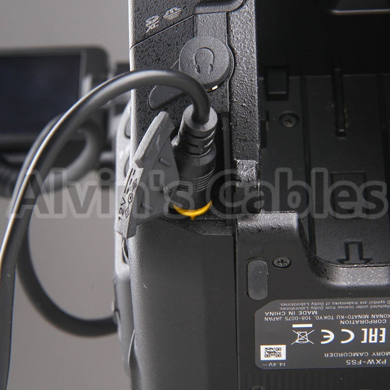 Alvin's Cables D Tap to DC Power Cable for Sony PXW Z-190 or Sony PXW FS7 Camcorder Cameras