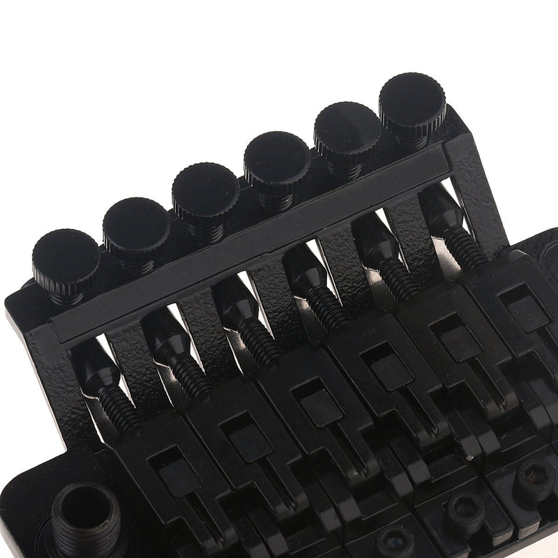 Musiclily Electric Guitar Double Locking Tremolo Bridge for Floyd Rose Style Replacement, Black