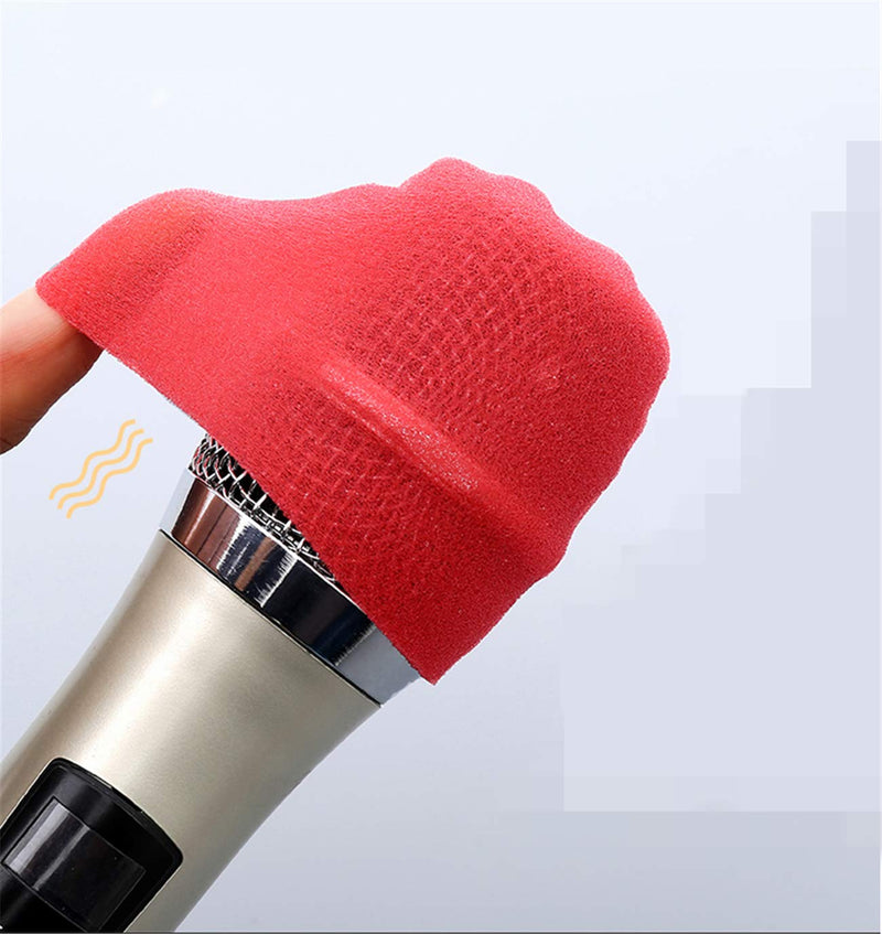 [AUSTRALIA] - Zzooi 100 PCS Disposable Foam Mic Cover Single Use Microphone Windscreen Foam Cover 