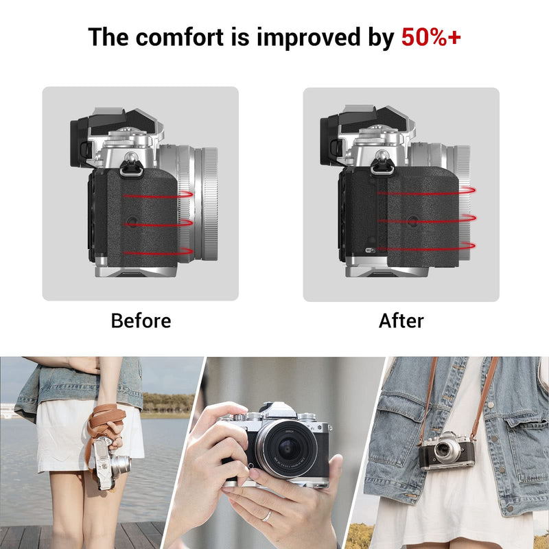 [AUSTRALIA] - SmallRig Z fc Handgrip L-Shape Grip for Nikon Z fc Camera, Side Handle with 1/4"-20 Screw Mount, Retro-Style Handle with Beauty and Comfort - 3480 