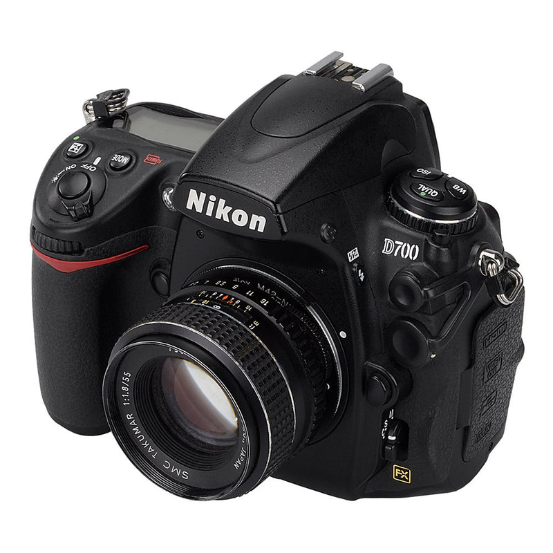 Fotodiox Lens Mount Adapter Compatible with M42 Type 2 Lenses to Nikon F-Mount Cameras Standard