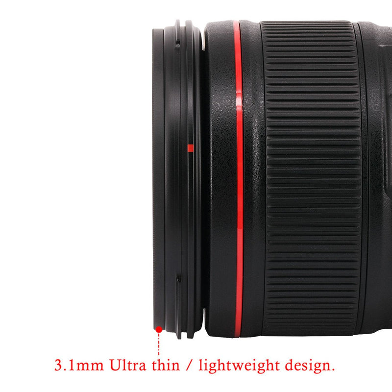 Haoge 52mm Ultra Slim MC UV Protection Multicoated Ultraviolet Lens Filter for Nikon Nikkor AF 50mm F1.4D, 50MM F1.8D, 35mm F2D, 28mm f2.8D, 35mm F1.8G, 40mm F2.8G