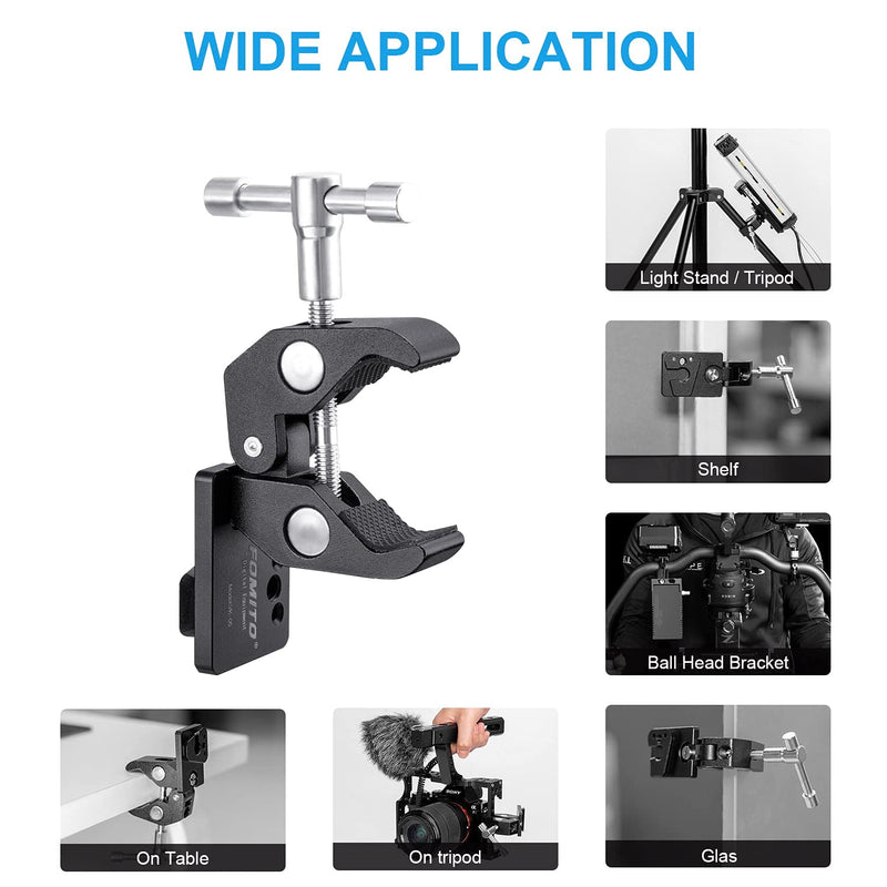 Fomito V-Lock (Male) Clamp Release Plate for V-Mount Power Adapter